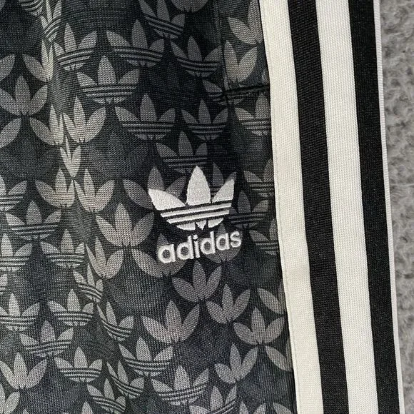 Adidas Originals SSTR MONO TP Pants Mens 2XL XXL Black Gray All Over Print NEW